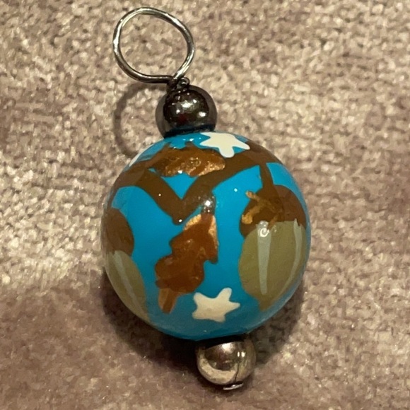 Blue Chestnut Lantern Pendant - Picture 3 of 5